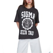 Ambar Women's Sigma Tshirt, Dark Grey,L - US
