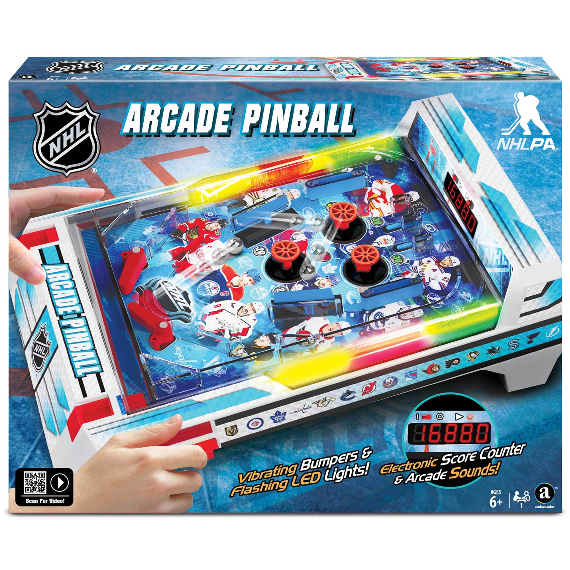 Ambassador Games: NHL Arcade Pinball Light Sound Tabletop