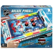 Ambassador Games NHL Arcade Pinball - Light & Sound Tabletop Sports Game, Vibrating Bumbers, Flashing LEDs, Scoreboard, Licensed, Adults Kids Age 6+