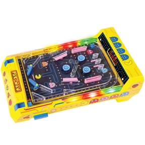 PAC-MAN: Arcade Pinball - Electronic Tabletop Game, Vibrating Bumpers & LED Scoreboard, Licensed Collectible Toy, Family & Kids Classic Play, Ages 6+