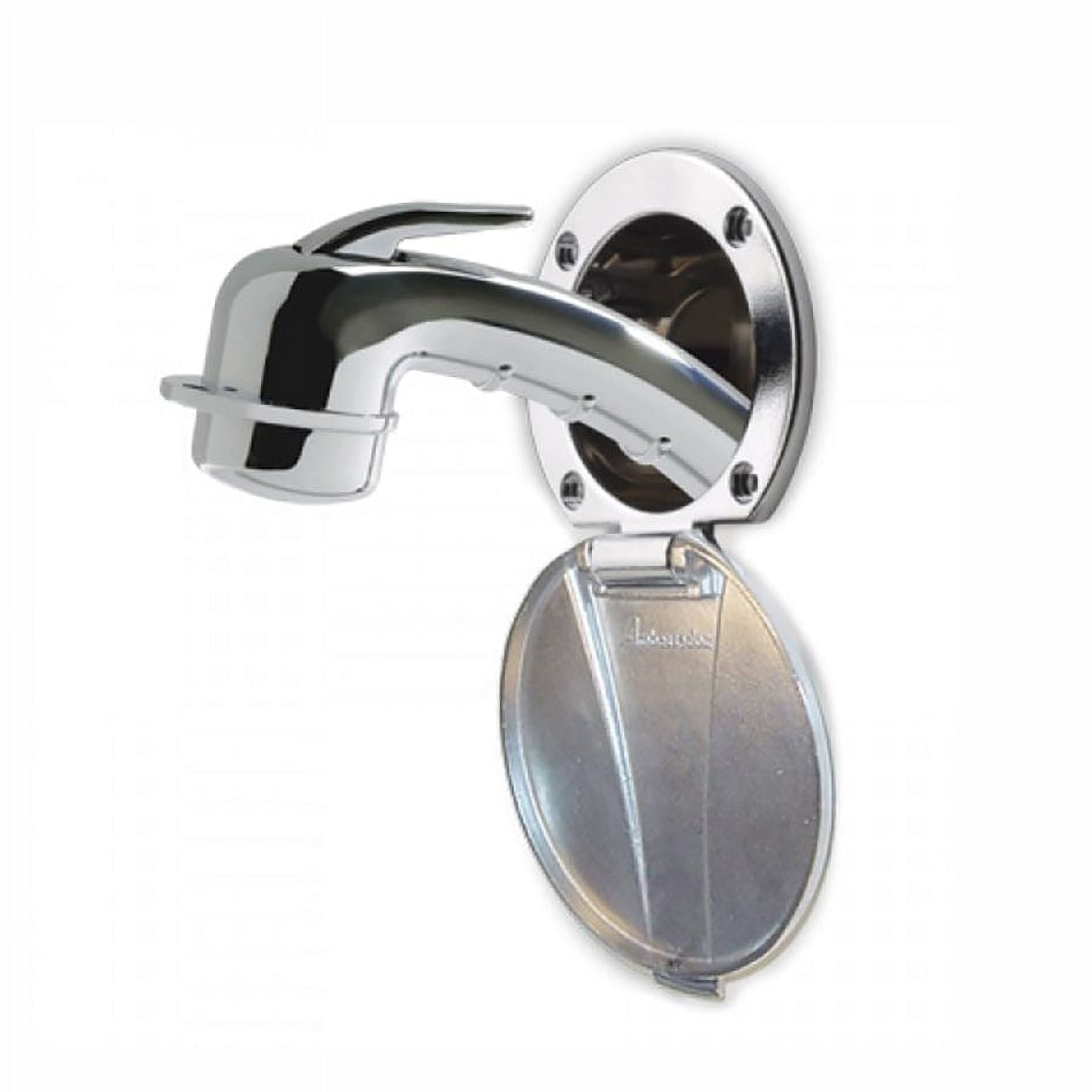 Ambassador Marine 137-0040-CW Recessed Shower, SS Lid, Marine Sprayer, 6' Hose - Chrome Plastic