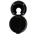 thumbnail image 1 of Ambassador Marine Plastic Recessed Cup and Lid with Screws, Black, 1 of 1