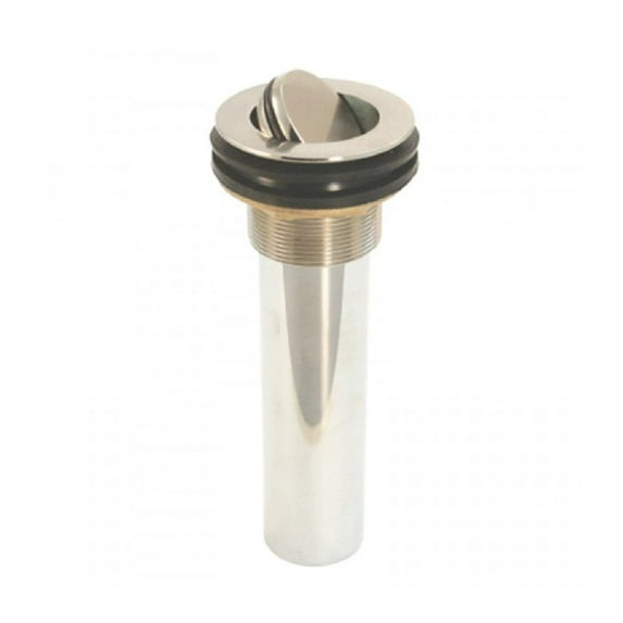 Ambassador Marine S01-0311-NP-R 1.5" Flip Drain with tail Pipe – Brushed Nickel Finish