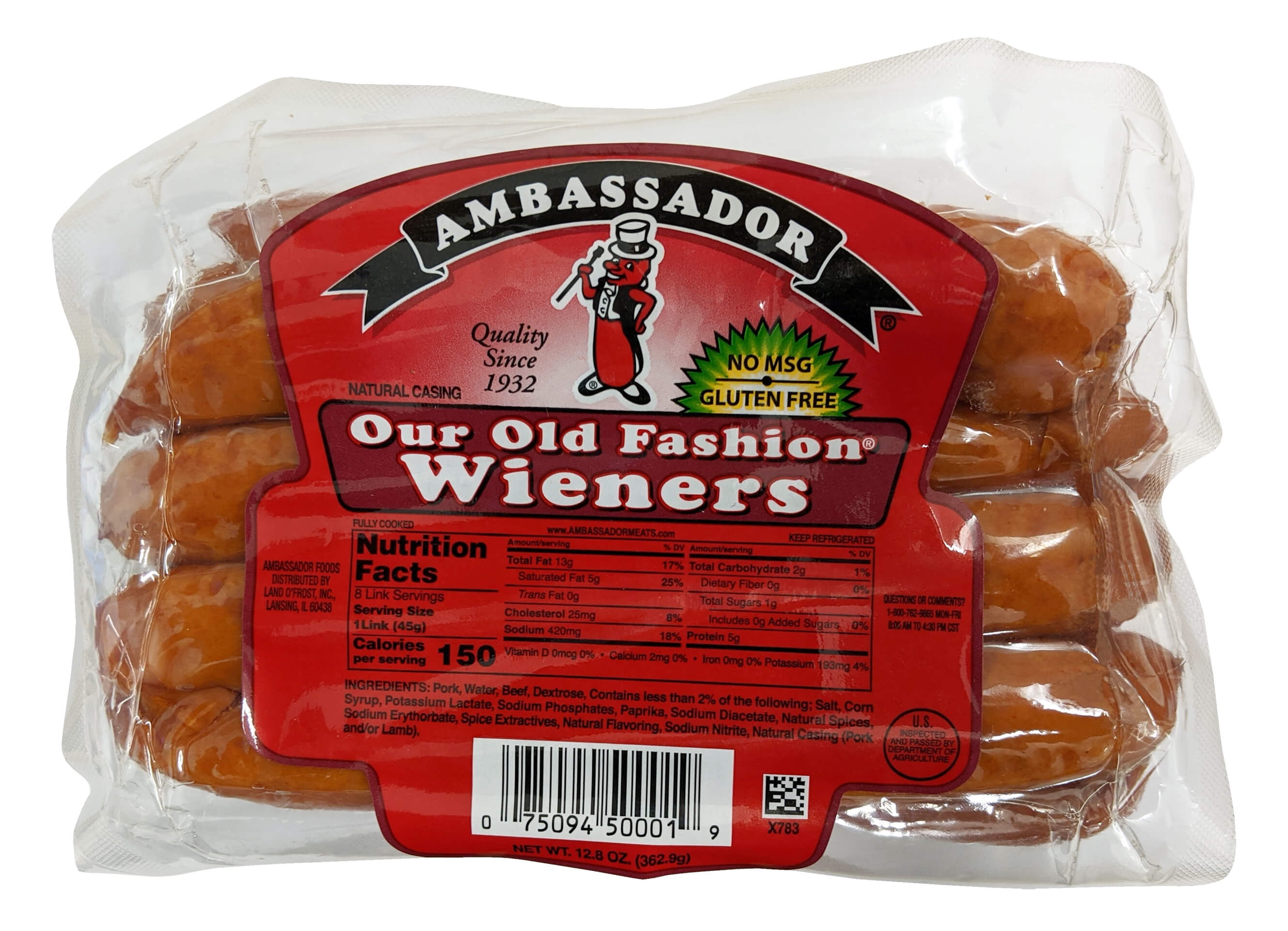 Old top fashioned wieners