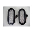 thumbnail image 1 of Amber 10 LED 6" Oval Trailer Park Turn Signal Flasher Light Kits / Clear Lens, 1 of 3