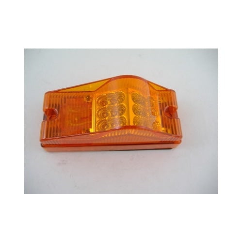 Amber 18 LED Trailer Bus Mid Turn Signal Marker Light / Wire Plug