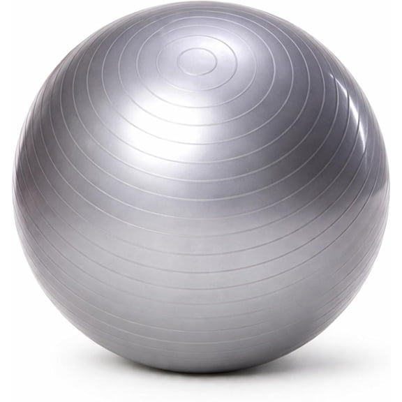 Anti Burst Fitness Ball for Exercise, Stability, Yoga, Balance, Core Strength & Flexibility Extra Thick, Non-Slip Gym Ball for Home & Office Workout, 75cm