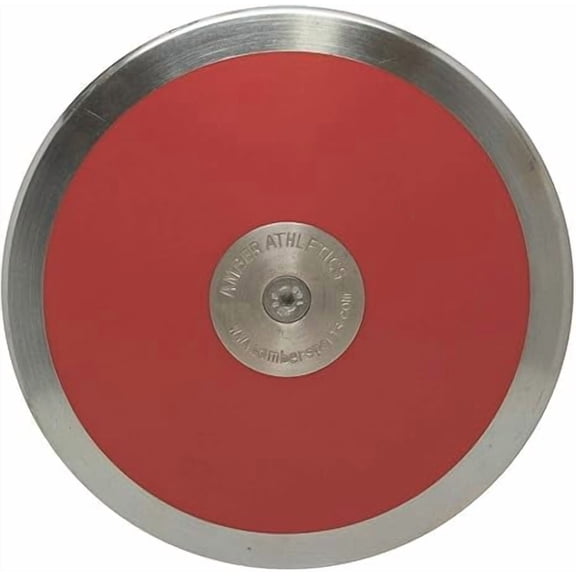 Amber Athletic Gear 70% Rim Weigh Discus Galvanized Steel Rim, Sturdy ABS Plates, Balanced Design, 0.85 KG Precision Throws & Enhanced Aerodynamics