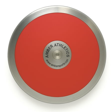 Amber Athletic Gear 75% Rim Weigh Discus Galvanized Steel Rim, Sturdy ABS Plates, Balanced Design, 1.75 KG Precision Throws & Enhanced Aerodynamics