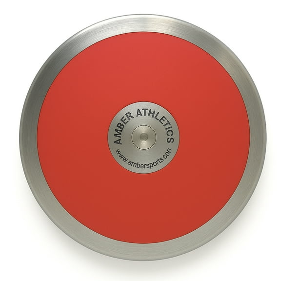 Amber Athletic Gear 75% Rim Weigh Discus Galvanized Steel Rim, Sturdy ABS Plates, Balanced Design, 2 KG Precision Throws & Enhanced Aerodynamics