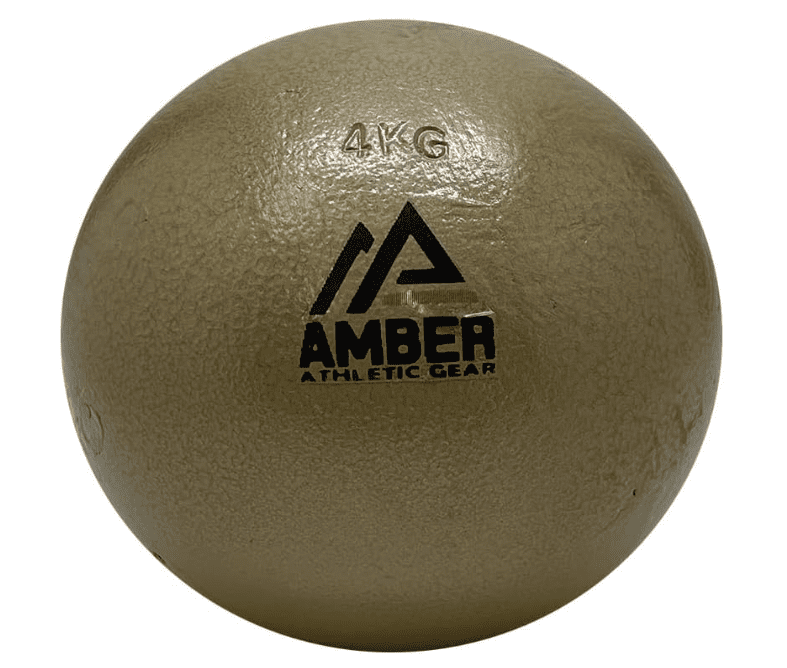 Amber Athletic Gear Cast Iron Shot Put Weights 1kg 7.25kg (2.20lb 16lb) Ideal for Track