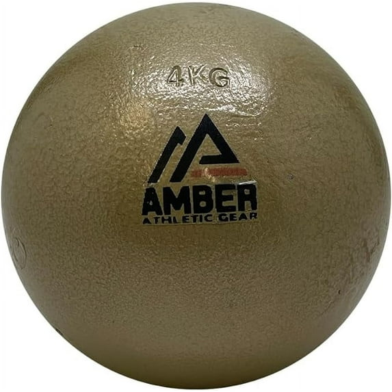 Amber Athletic Gear Cast Iron Shot Put Weights 1kg - 7.25kg (2.20lb - 16lb) - Ideal for Track & Field Training - Color May Vary (5 kg/11 lbs)