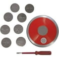 thumbnail image 1 of Adjustable Training Discus with Galvanized Steel Rim & ABS Side Plates – Beginner-Friendly Discus with Customizable Center Weights for Track & Field Practice, 1.800 Kg, 1 of 1