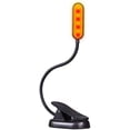 thumbnail image 1 of Amber Book Light, Blue Light Blocking - Dual Mode Rechargeable Night Reading Light, 1600K Amber and 625nm Red for Reading in Bed at Night. Gift for Students, Kids, Travel, Study., 1 of 5