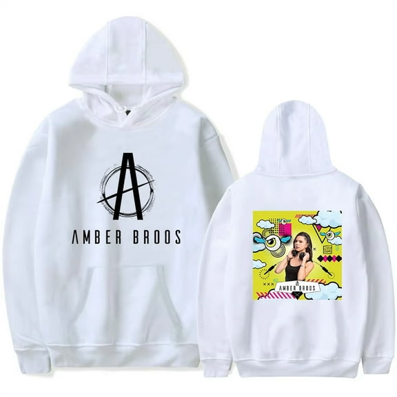 Amber Broos Merch Hoodies Women Men Long Sleeve Casual Sweatshirt Clothes