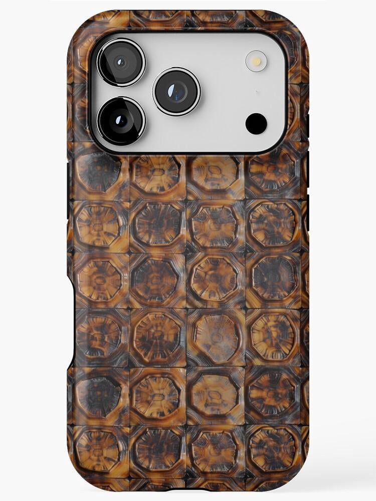 Toutoise Shell Amber Brown Tortoise Shell Pattern Tough Case for Apple iPhone, Dual ...