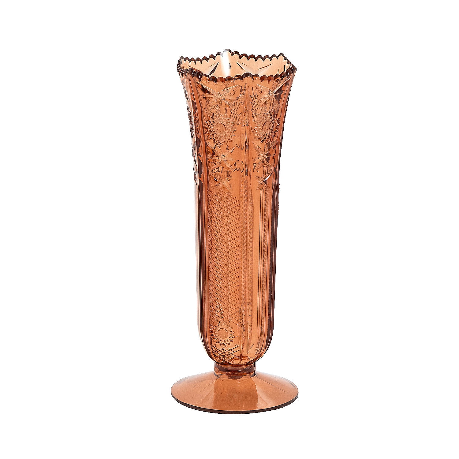 Amber Bud Vases 12 Pieces