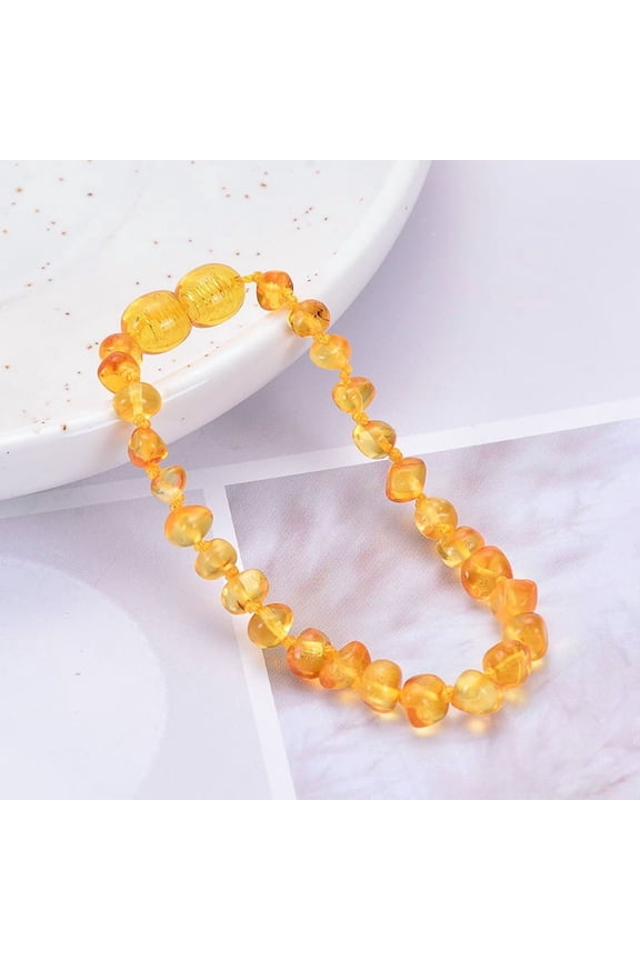 Amber Children's Diy Irregular Natural Amber Bracelet