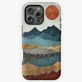 thumbnail image 1 of Amber Dusk Abstract Art Phone Case for iPhone 16 15 14 13 12 11 Pro Max M890067, 1 of 2
