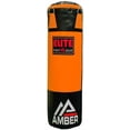 thumbnail image 1 of Amber Elite Boxing Filled Heavy Bag Kickboxing MMA Muay Thai Fitness Workout Training Neon Orange/Black, 100 lb, 1 of 3
