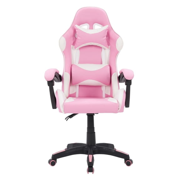 Amber & Emily Shadow Deluxe Reclingin Gaming Chair with Back and Neck Pillows