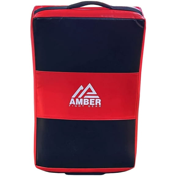 Amber Fight Gear Curved Body Punching Shield Striking Kick Shield for Muay Thai Training Foot Target Strike Body Shield, MMA, TKD, Krav MAGA, Martial Arts, Karate Workout 25x16x5