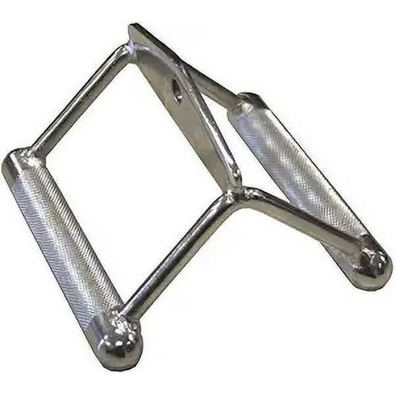 Maximize Your Workout with The Chrome Plated Double D Handle | Ergo Handgrips for Optimal Control & Results