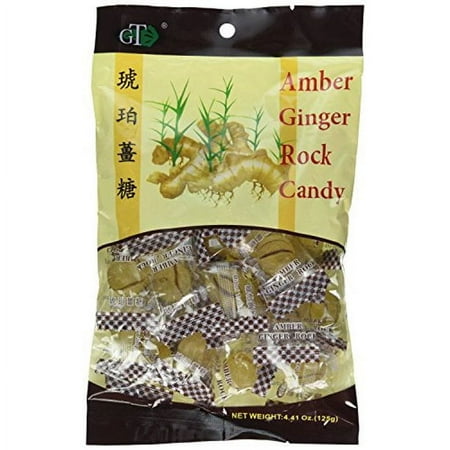 Amber Ginger Rock Candy (10-Pack)