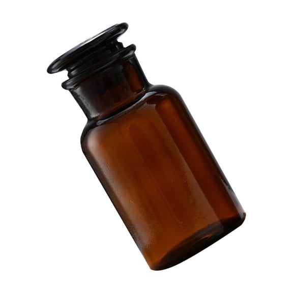 Amber Glass Dropper Bottle,Round Sample Refillable Bottle,Glass Bottle With Stopper,Dispensing Bottle For Homemade Extract Herbal Message Storage Bottle Or DIY Decoration(Brown 60ml)