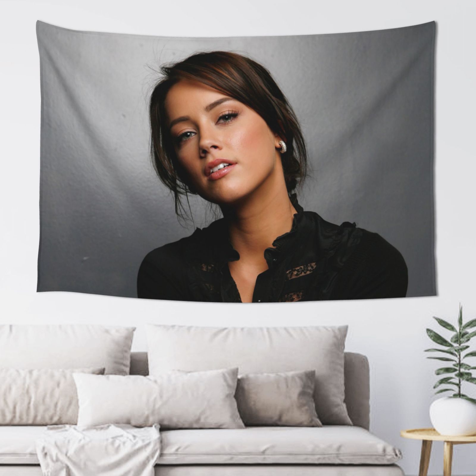 Amber Heard Tapestry 60 X 40 inch Tapestries living room bedroom wall