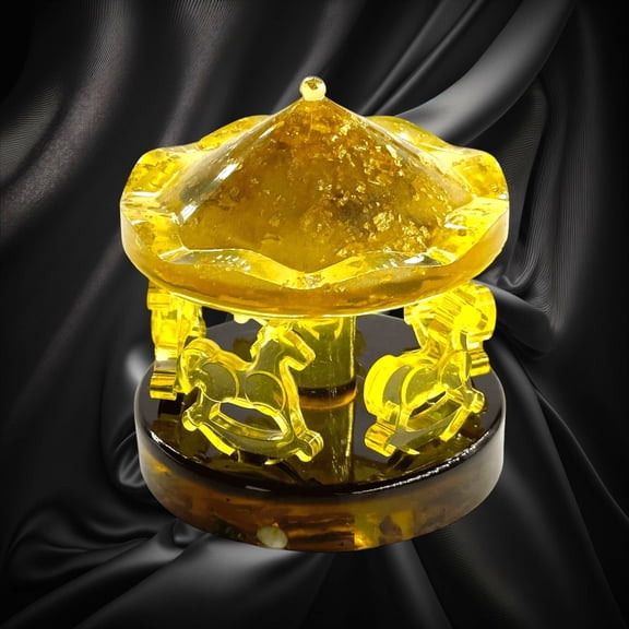 Amber Horse Carousel Unique KIZIMA USA Gift