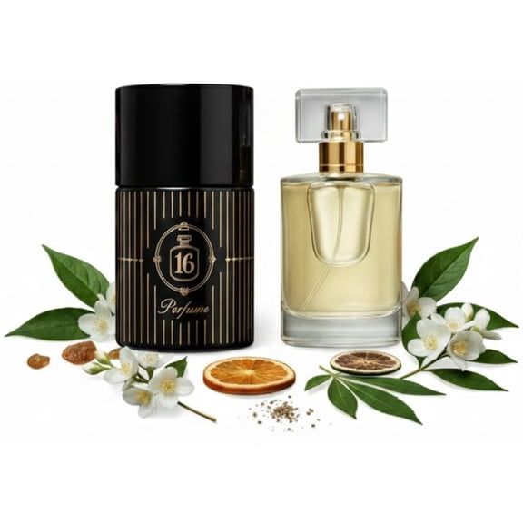 Amber Musk Perfume Spray Unisex Fragrance with Citrus, Jasmine & Patchouli 1 oz Long-Lasting Scent