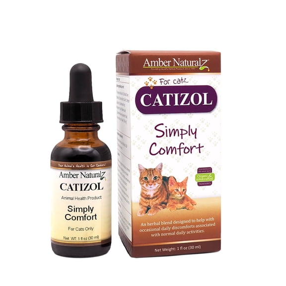 Amber NaturalZ Catizol for Cats | Promotes Physical and Mental Well-Being 1oz