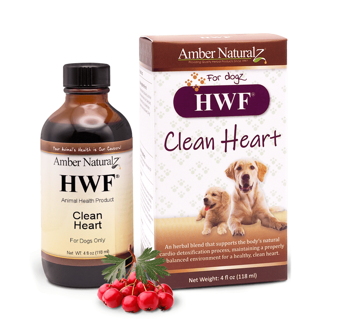 Amber Naturalz HWF - Cardiovascular Health Medicine for Dogs