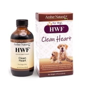 Amber NaturalZ HWF Clean Heart Herbal Heart Health Supplement for Dogs, Liquid with Syringe, 4 fl oz