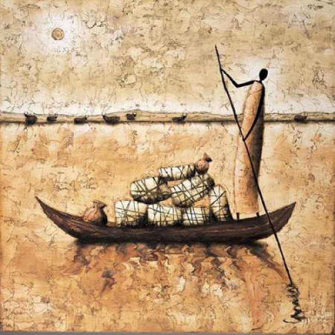 Amber Nightfall Canvas Art - Michel Rauscher (24 x 24)