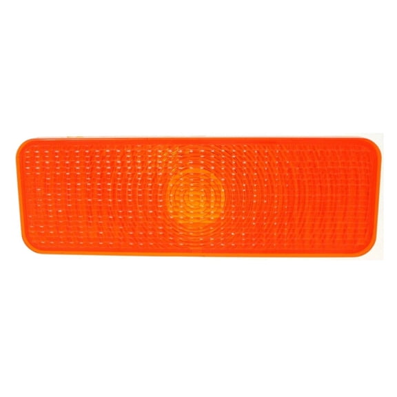 Amber Plastic Front Side Turn Signal Lens - Universal Fit Left or Right