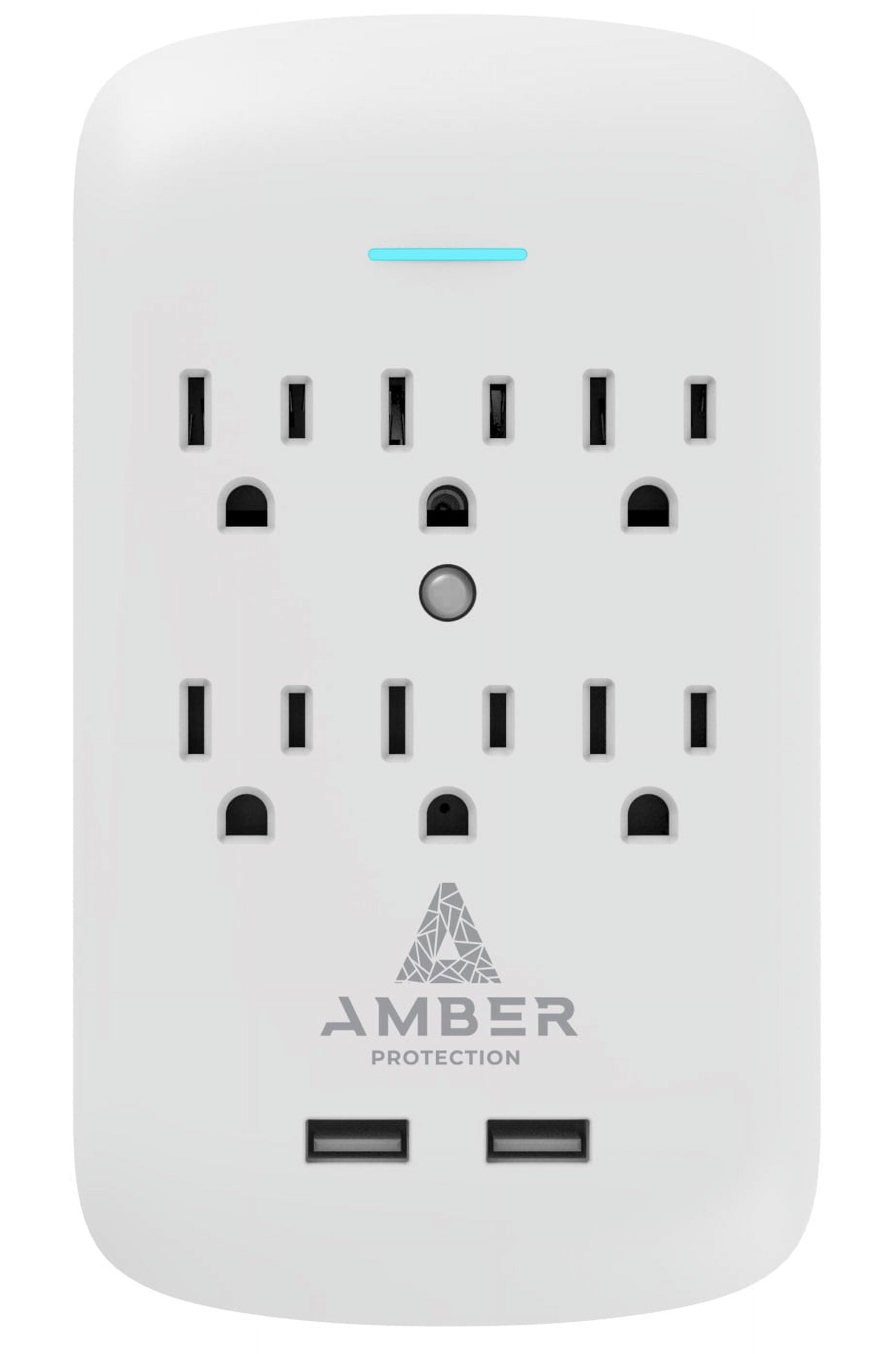 Amber Protection 6-OUTLET-SURGE Surge Protector (2024)