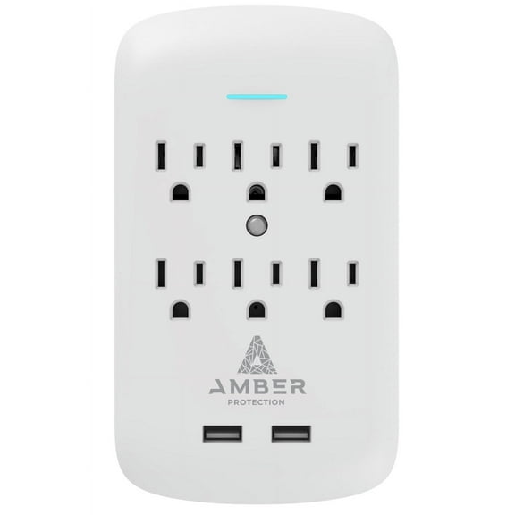Amber Protection 6-OUTLET-SURGE Surge Protector (2024)