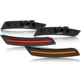thumbnail image 1 of Amber Red Smoked LED Side Marker Lights for 16-21 Chevy Camaro, 1 of 8