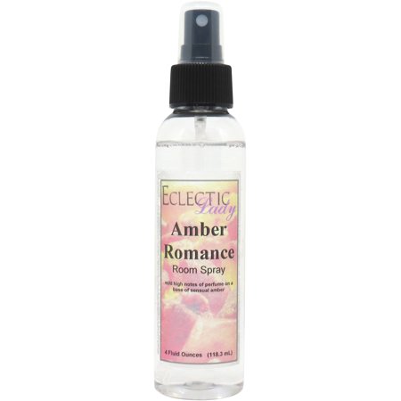 Amber Romance Room Spray by Eclectic Lady, 4 Ounces, Fragrant Aromatic Room Mist For Home, Room, Office