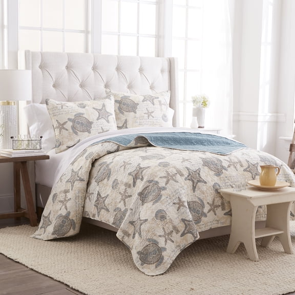 Amber Sands 2-Piece Twin Cotton Blend Quilt Set