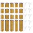 thumbnail image 1 of Amber Scale Glass Vials with Screw Caps Funnels 40ml 20 Packs, 1 of 6