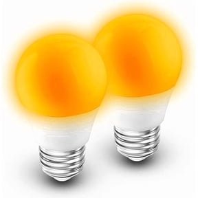 E26 1800K Amber Warm Sleep Light Bulb, 40W Equivalent, Blue Light Blocking, 3W Mood Soothing Night Bulb, Non-Dimmable, 2 Pack