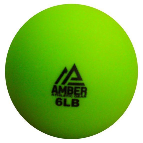Amber Sporting Goods Non-Marking Hard Shell Indoor Shot Put Green, 2.72 kg