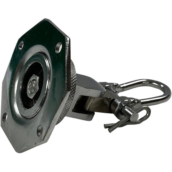 Amber Sporting Goods Premium Silver Swivel Enhanced Rotation for Intensive Workouts