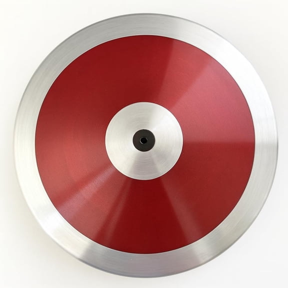 Amber Fight Gear Prestige Discus 80% Galvanized Steel Rim Throw Discus with ABS Side Plates, Ideal for Training & Competition, IAAF Compliant, 1.6kg