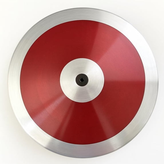 Amber Fight Gear Prestige Discus 80% Galvanized Steel Rim Throw Discus with ABS Side Plates, Ideal for Training & Competition, IAAF Compliant, 1kg