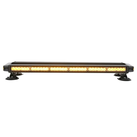 Amber Strobe Lights for Trucks, LED Strobe Light with 29 Flash Patterns, Waterproof IP65, 80W Power, 12-24V, Car Roof Mount, Remote and APP Control for Safe Driving