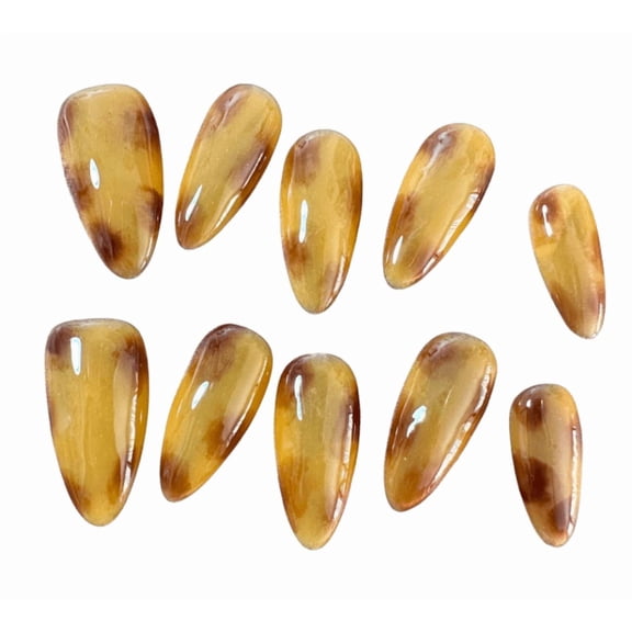 Amber Sunset Nail Art